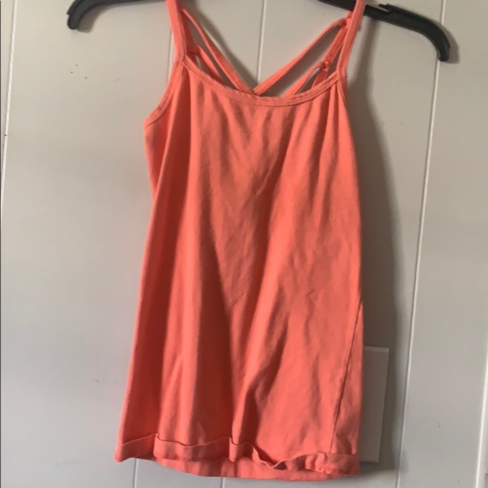 Strappy, criss cross back tank.